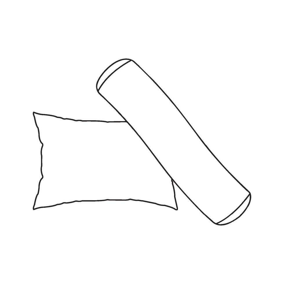 pillow icon design vector