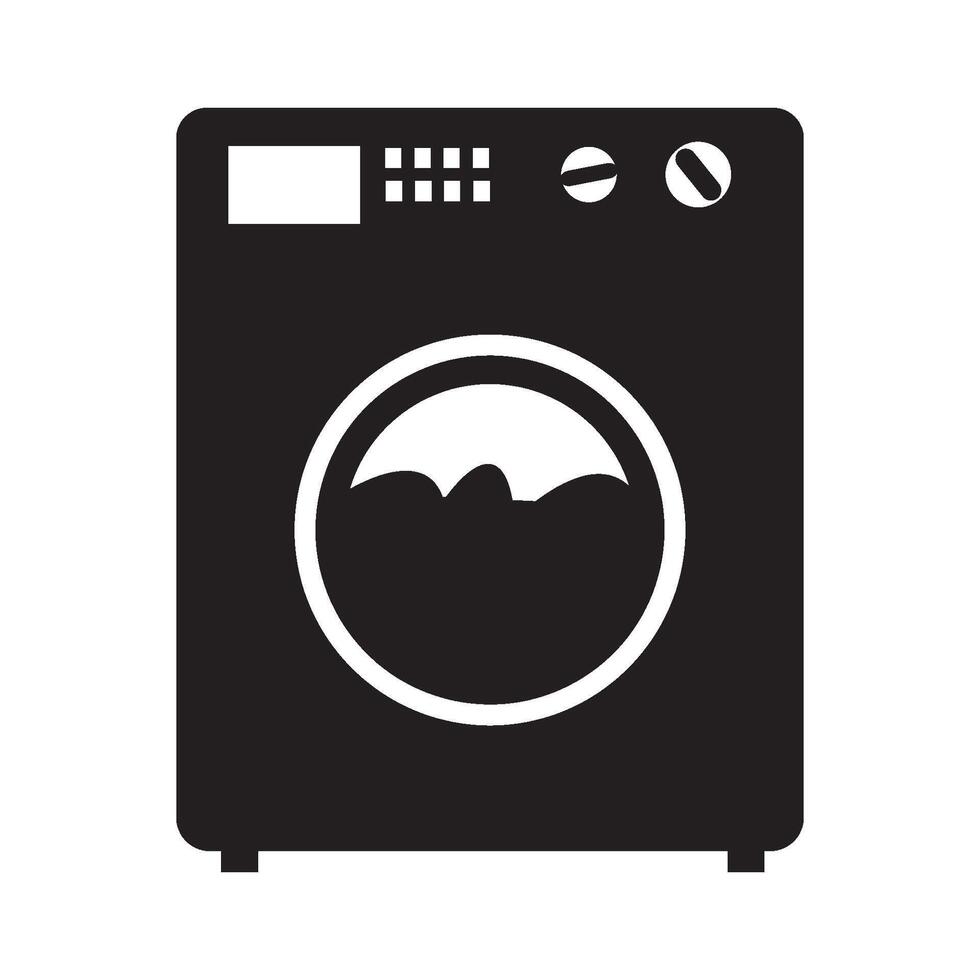 washing machine icon vector