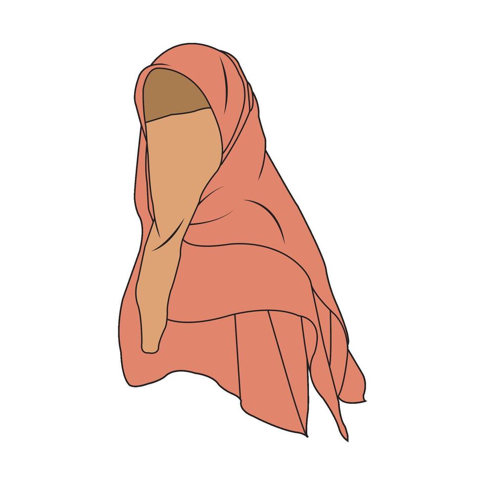 Muslimah hijab Logo vector