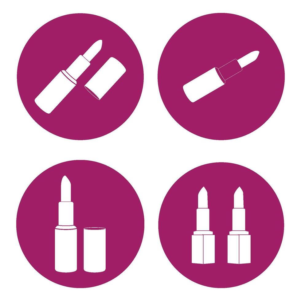 lipstick icon design vector