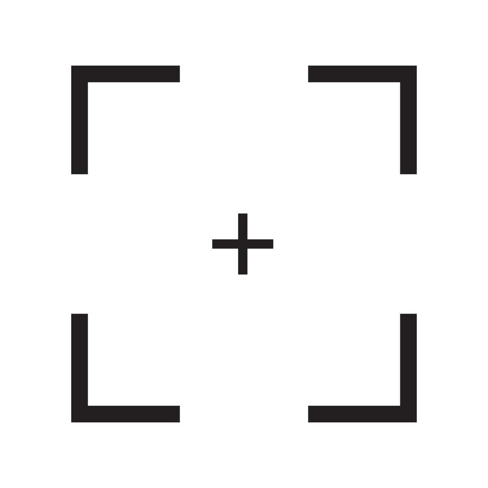 fulll screen mode icon vector