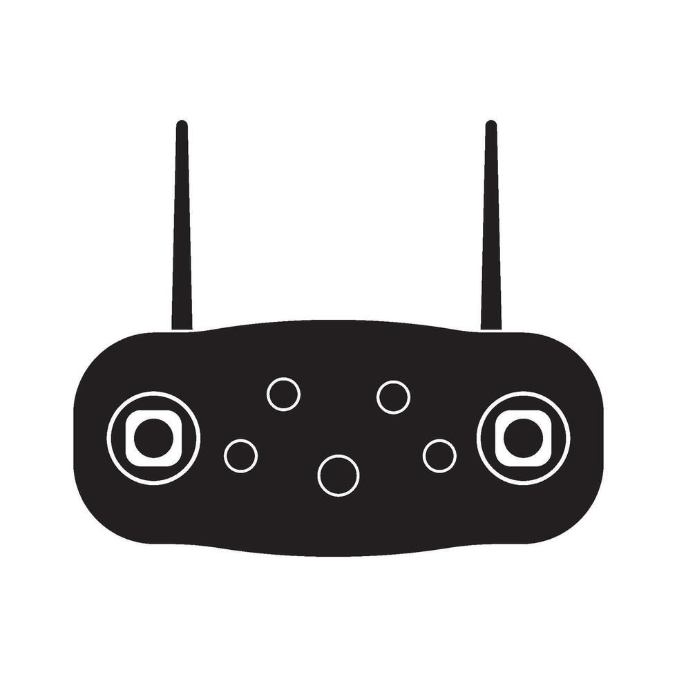 Remote control drone icon vector