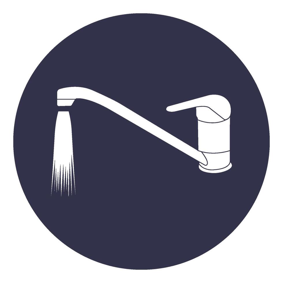 water faucet icon vector