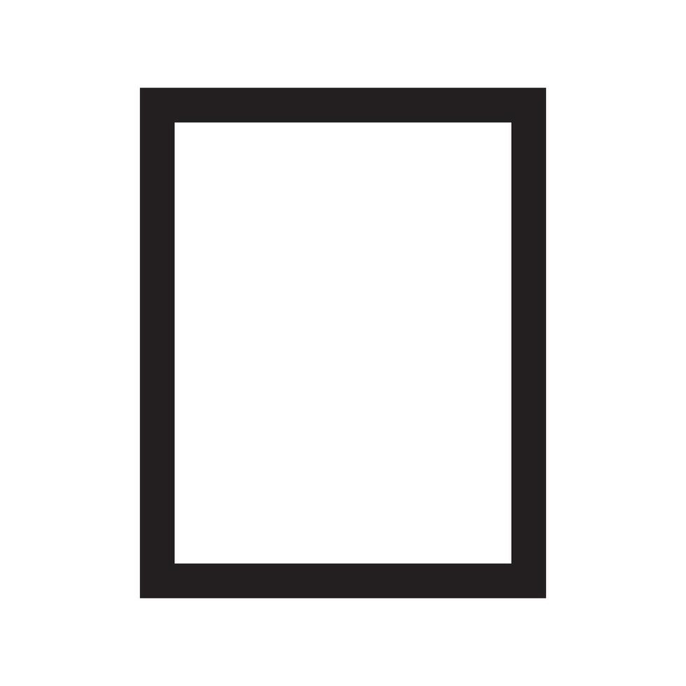 photo frame icon vector