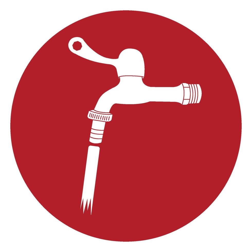 water faucet icon vector