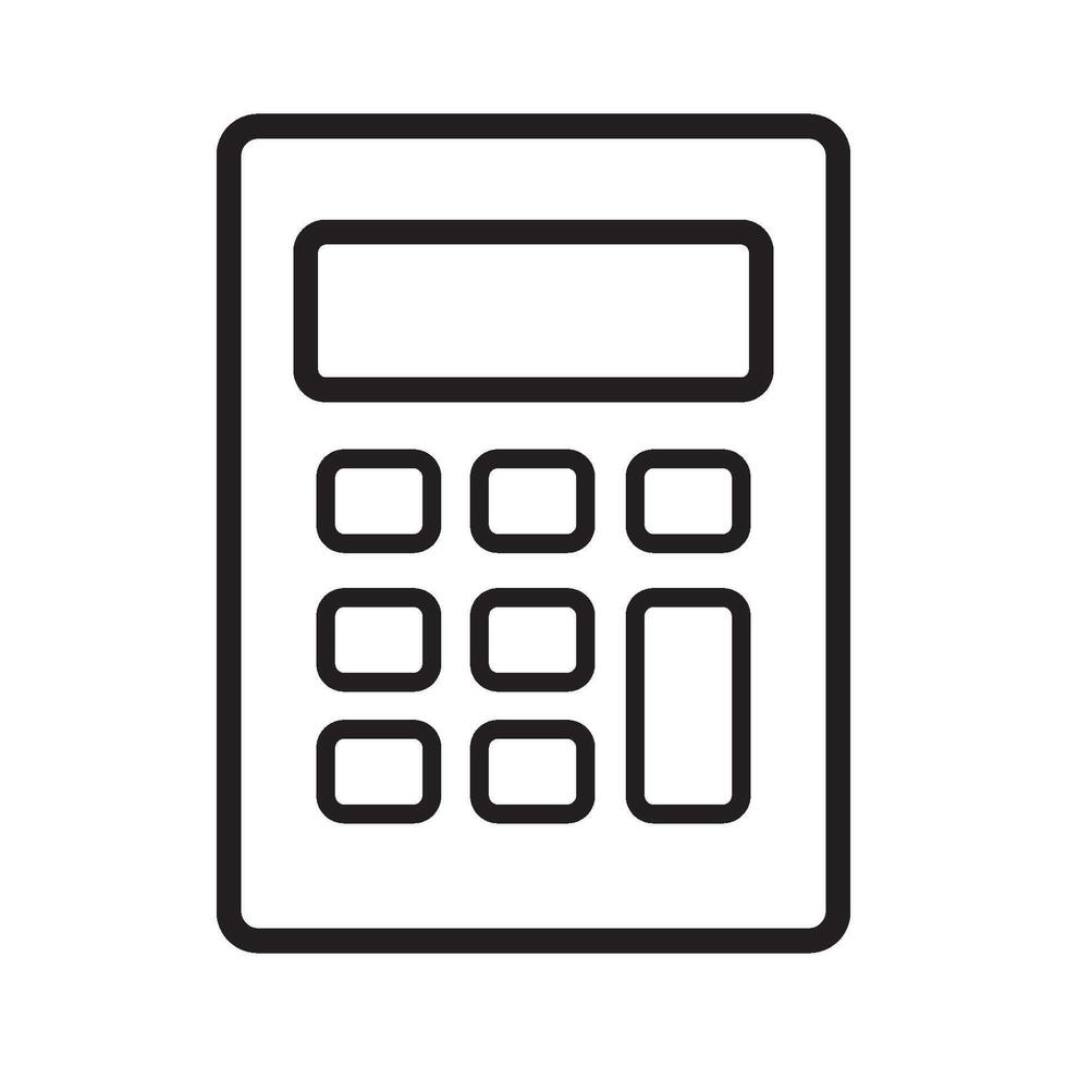 Calculator icon design vector
