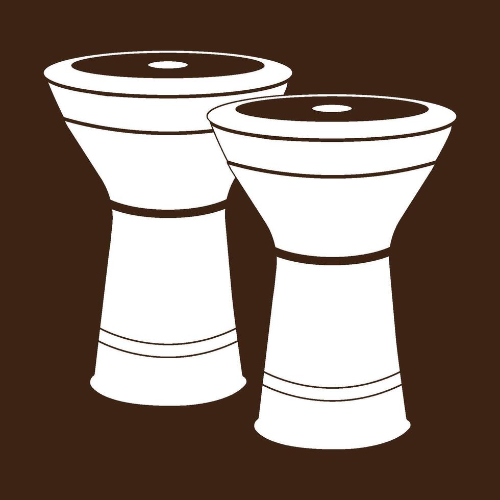 Darbuka icon design vector