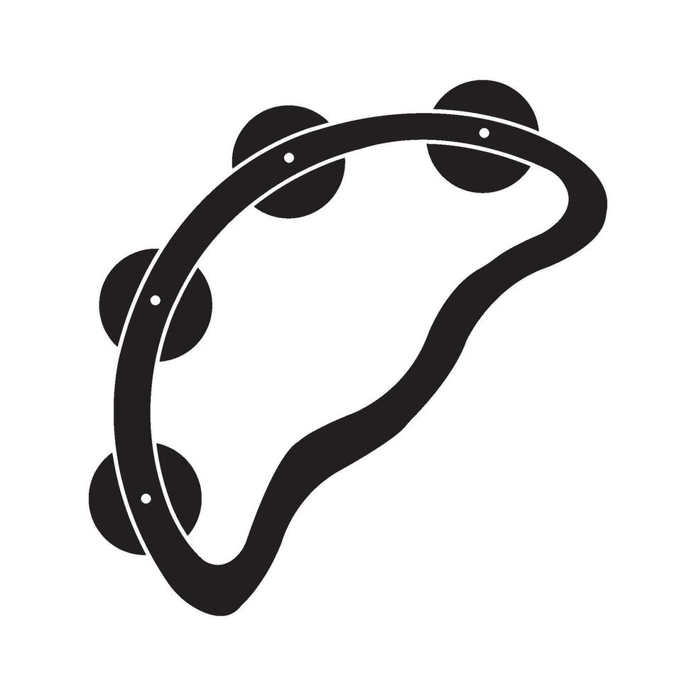 tambourine icon traditional musical instruments vector