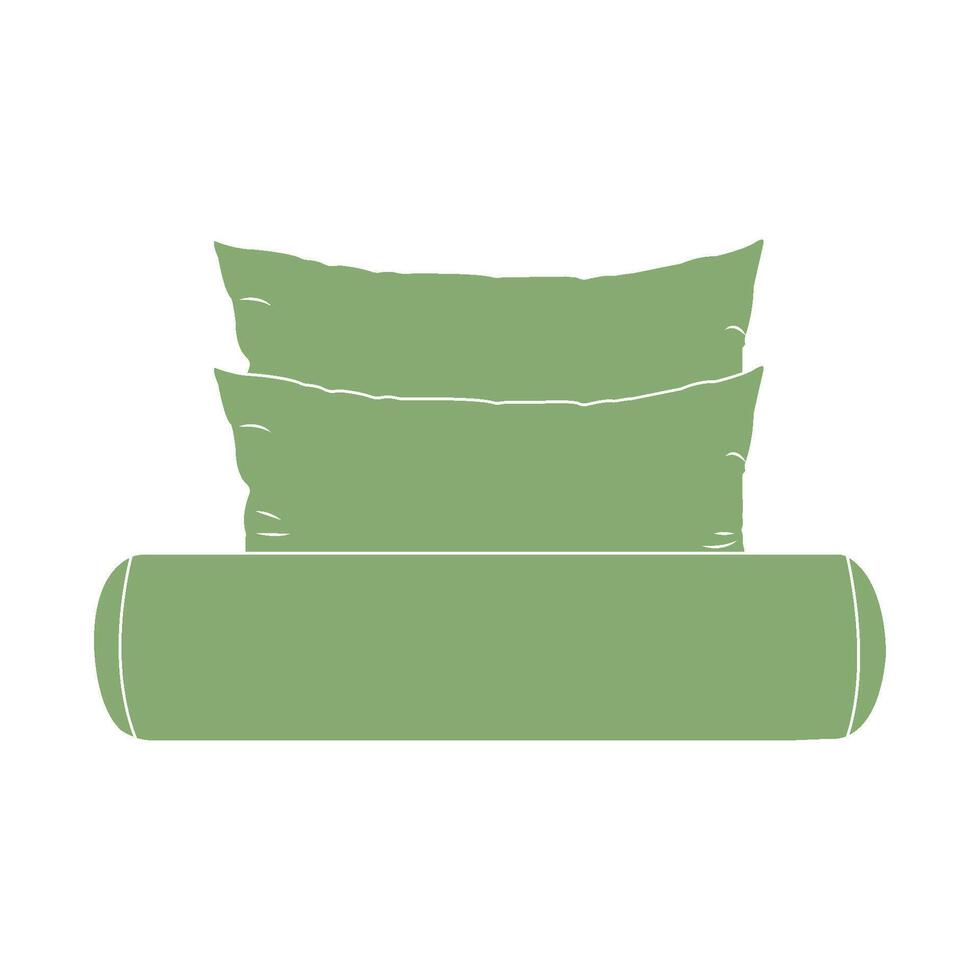 pillow icon design vector