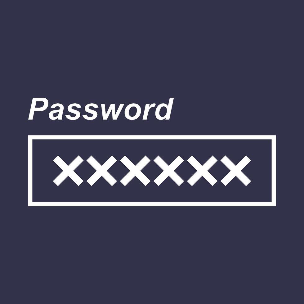 password logo design vector