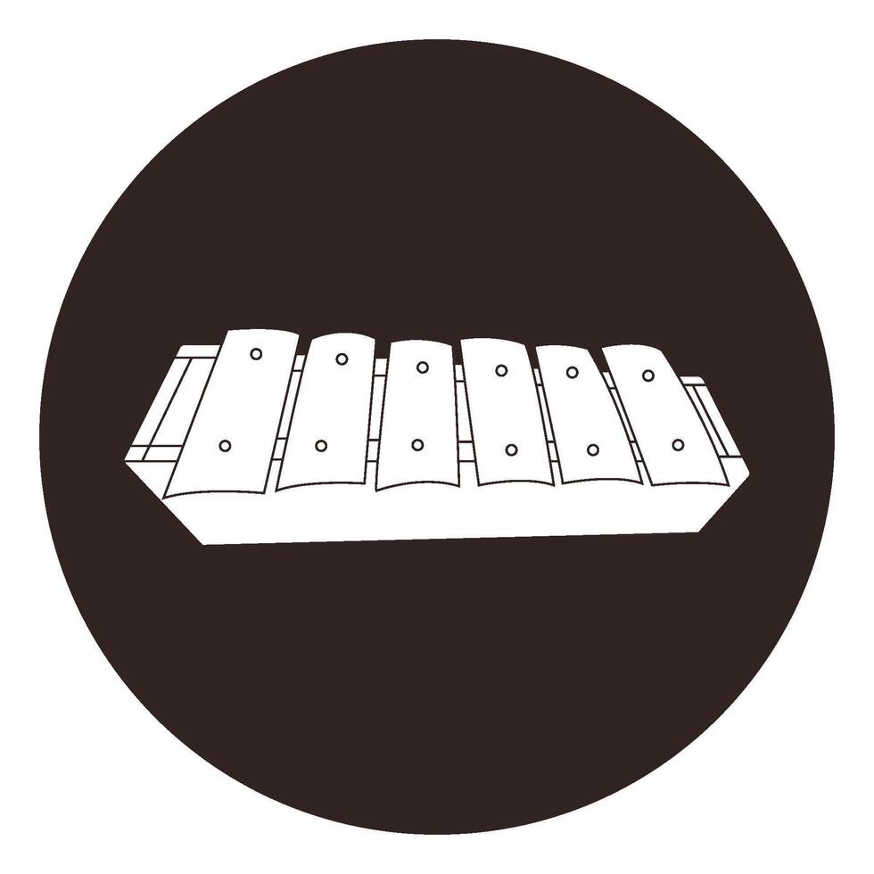 Gamelan icon design vector