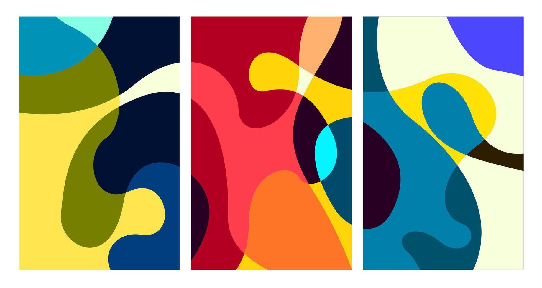 colorful abstract psychedelic liquid and fluid background pattern vector