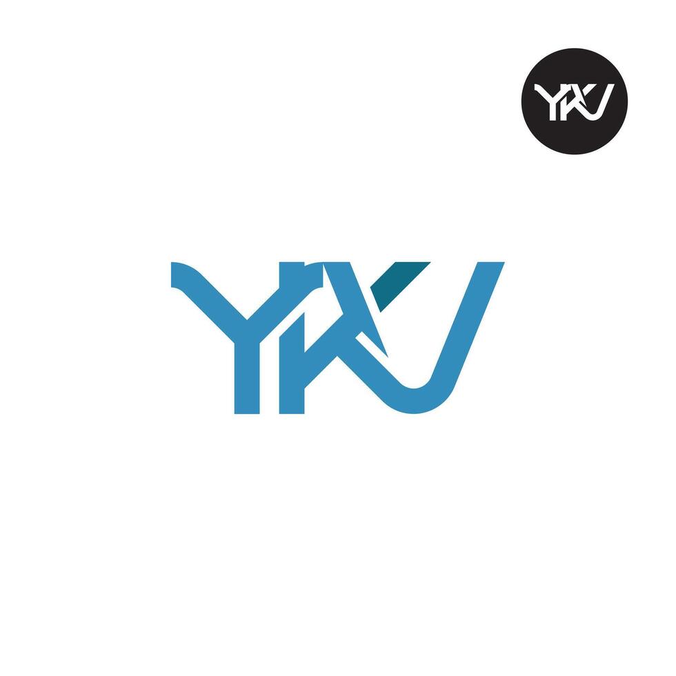 YKV Logo Letter Monogram Design vector