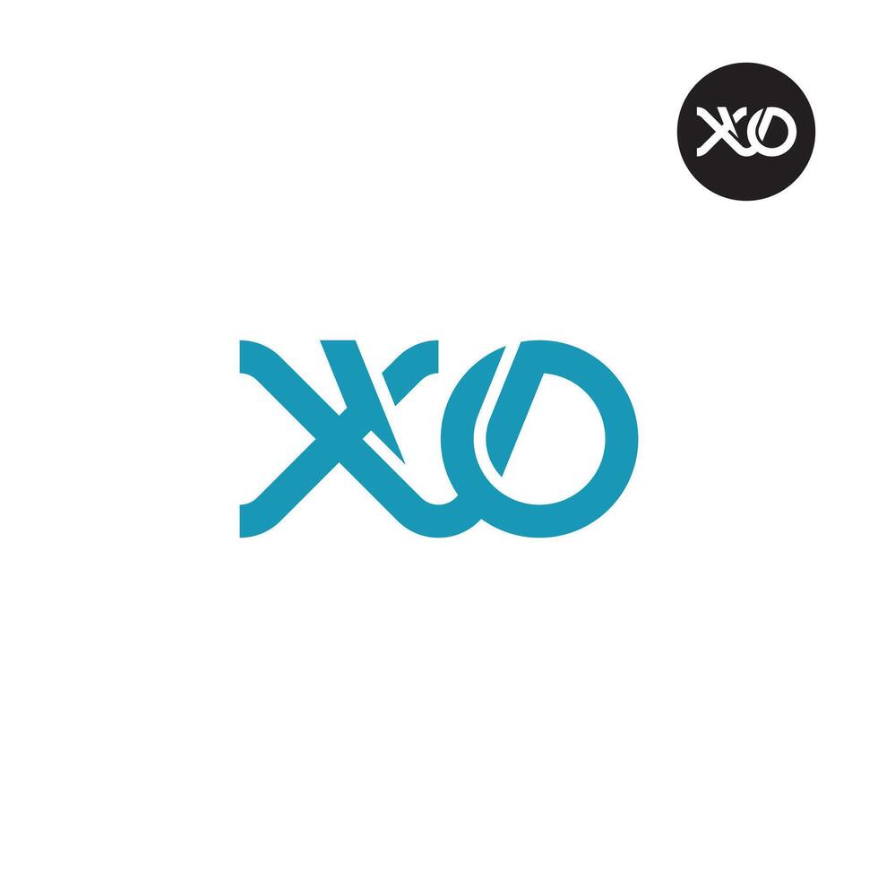 XVO Logo Letter Monogram Design vector
