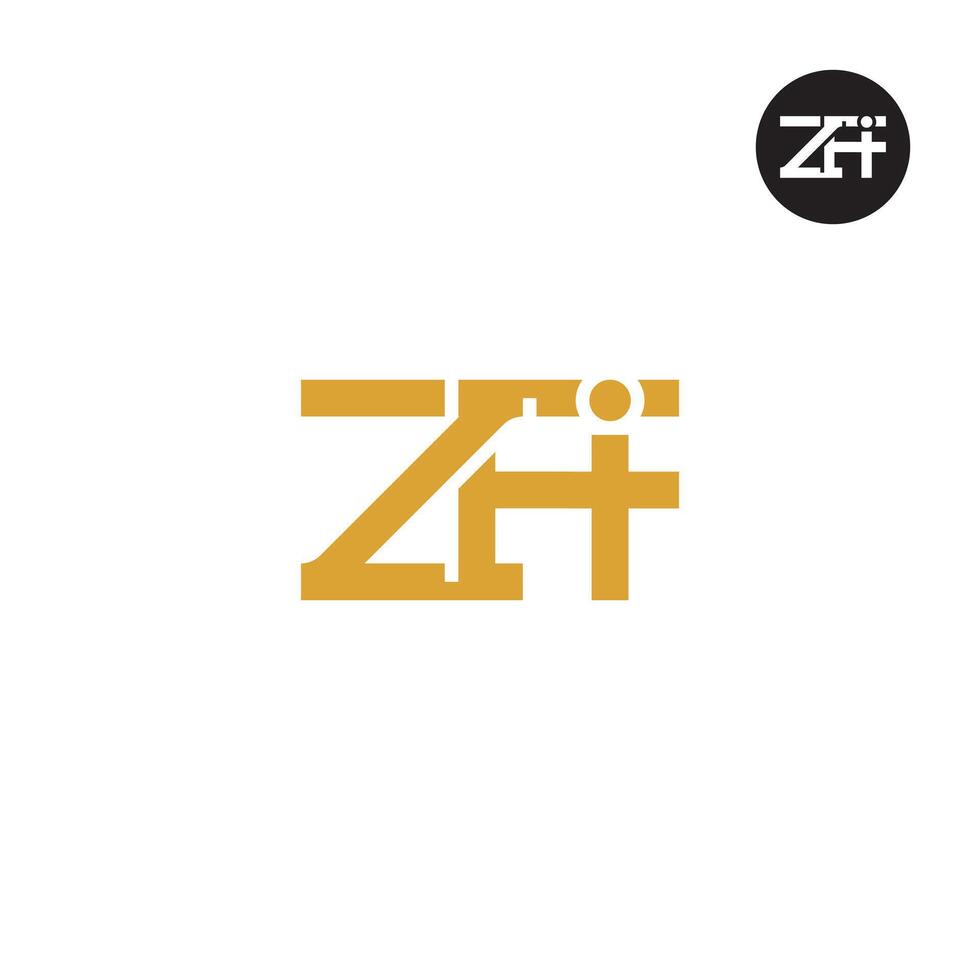 ZFI Logo Letter Monogram Design vector