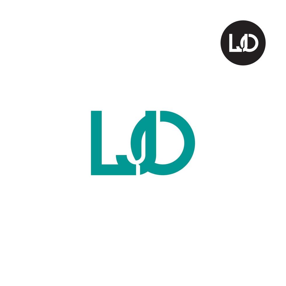 LJO Logo Letter Monogram Design vector