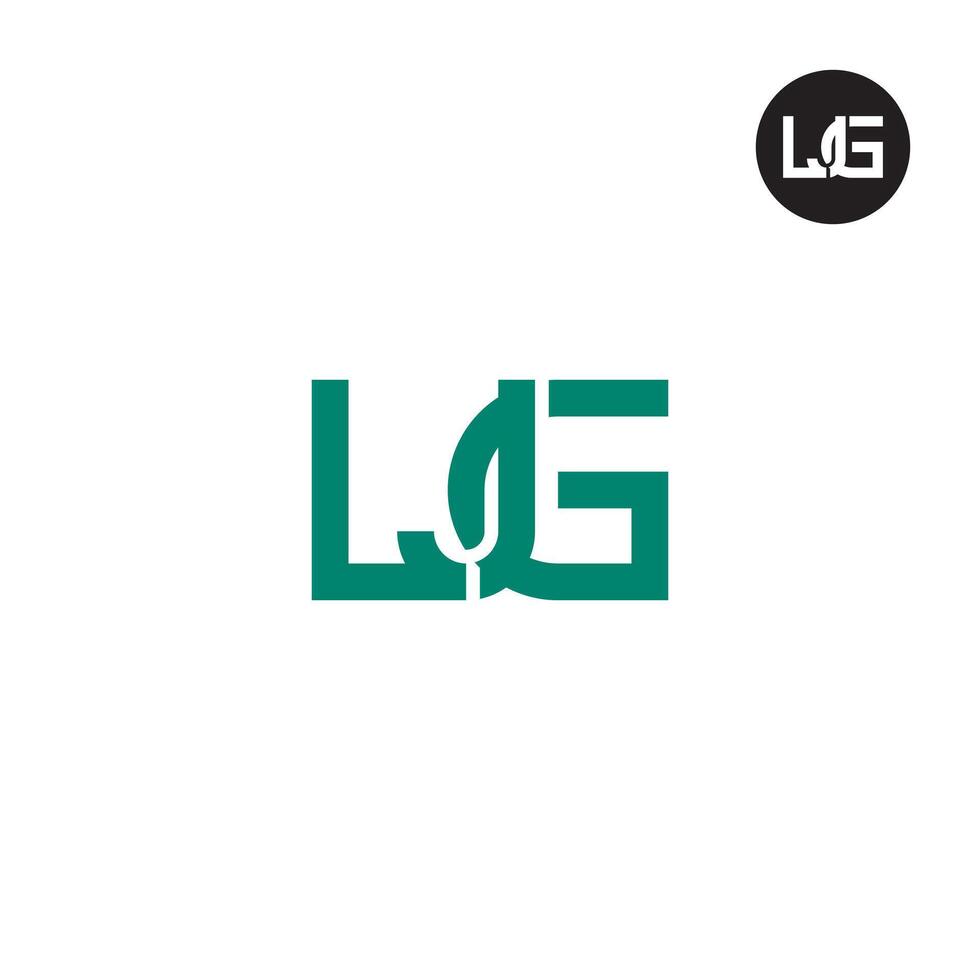 LJG Logo Letter Monogram Design vector