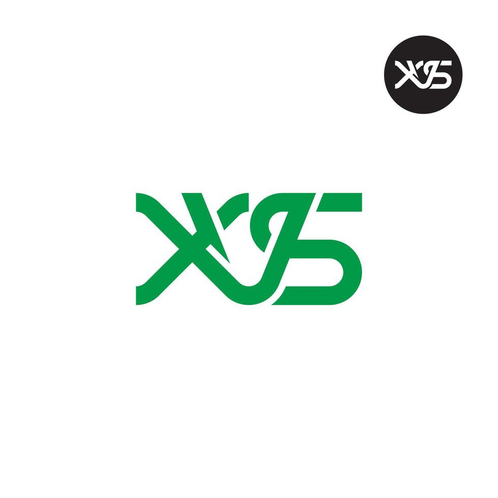 XVS Logo Letter Monogram Design vector