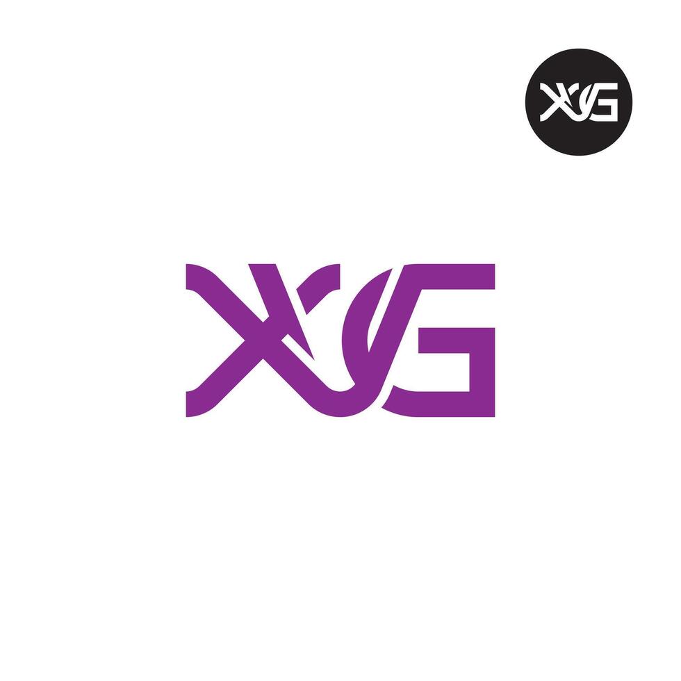 XVG Logo Letter Monogram Design vector
