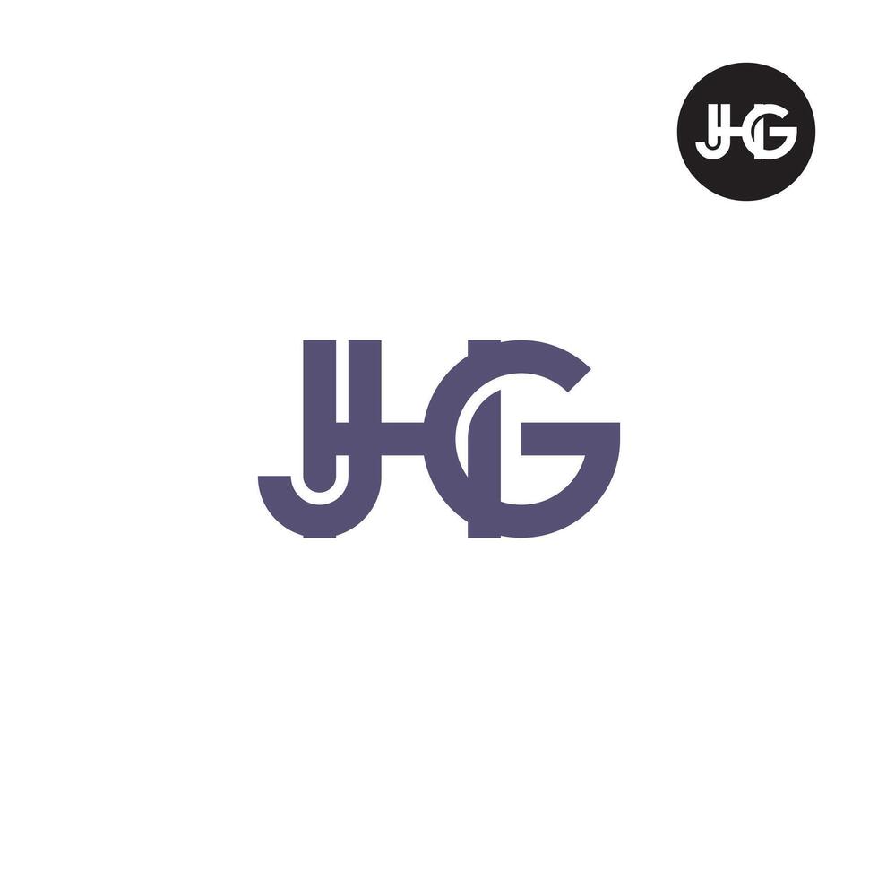 JHG Logo Letter Monogram Design vector