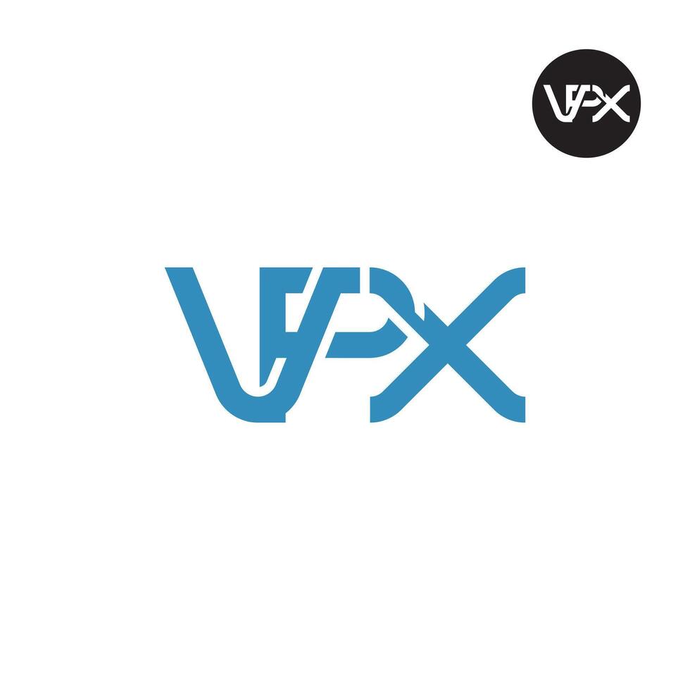 VPX Logo Letter Monogram Design vector