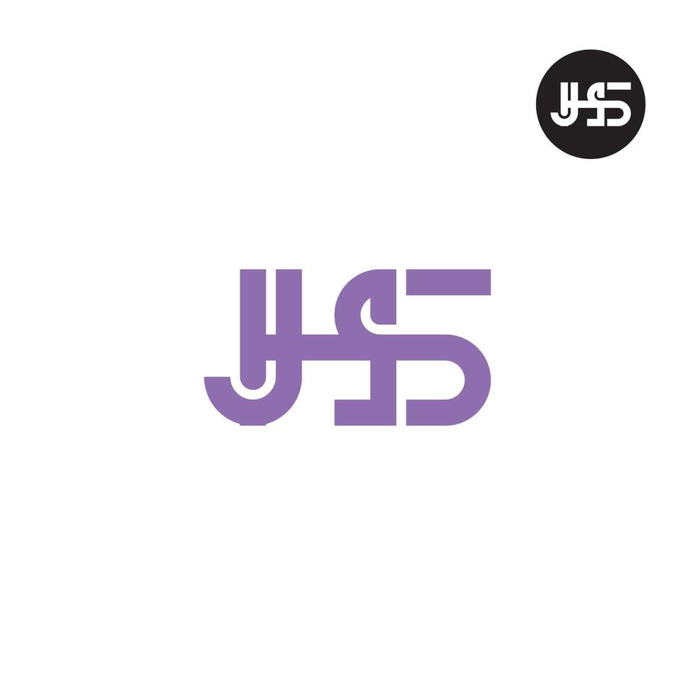 JHS Logo Letter Monogram Design vector