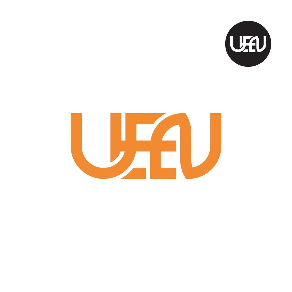 UEN Logo Letter Monogram Design 45923400 Vector Art at Vecteezy