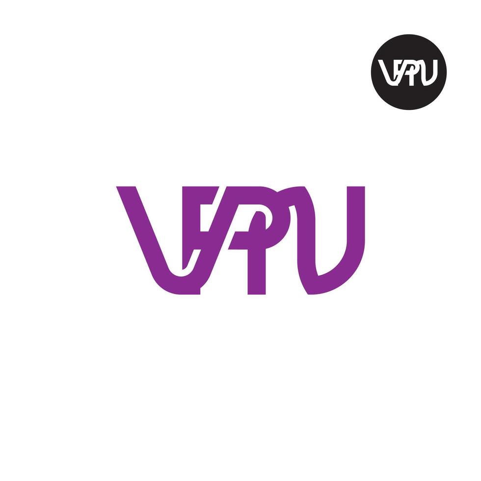 VPN Logo Letter Monogram Design vector