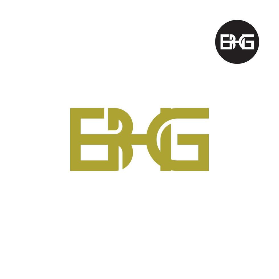 BHG Logo Letter Monogram Design vector
