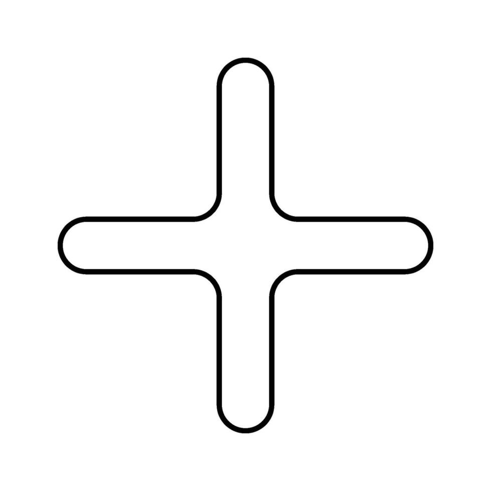 add icon, plus or increase illustration design vector