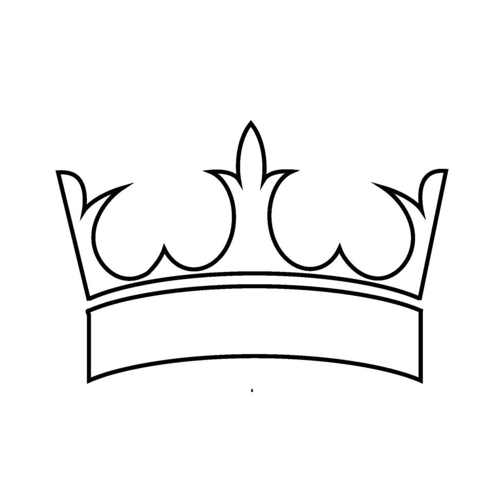 crown icon element illustration design vector