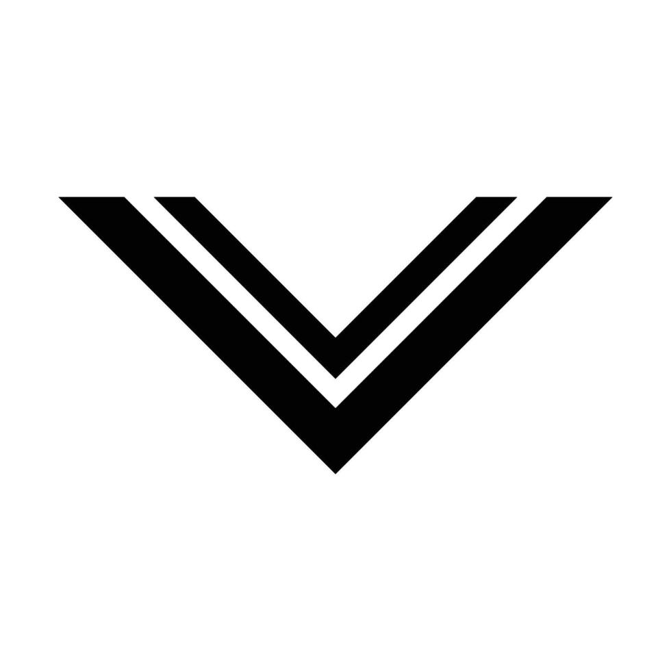 scroll down icon vector