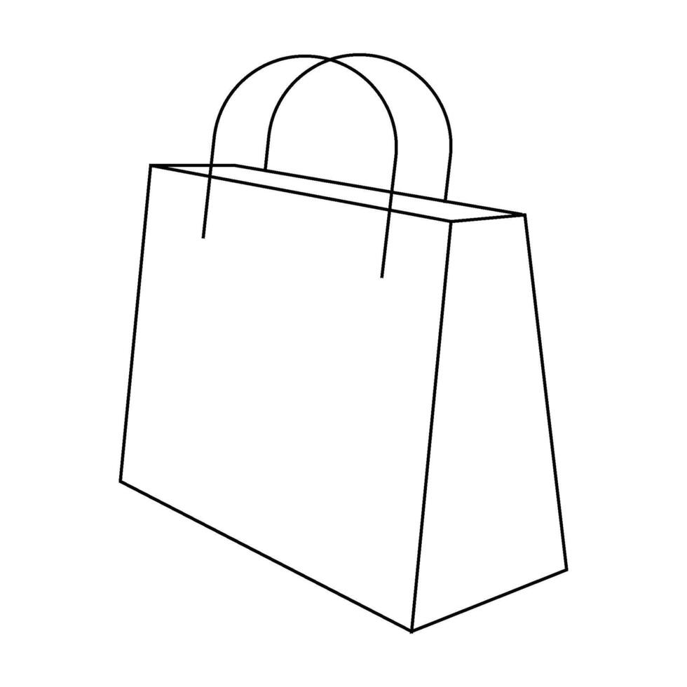 Shopping Bag Icon vector