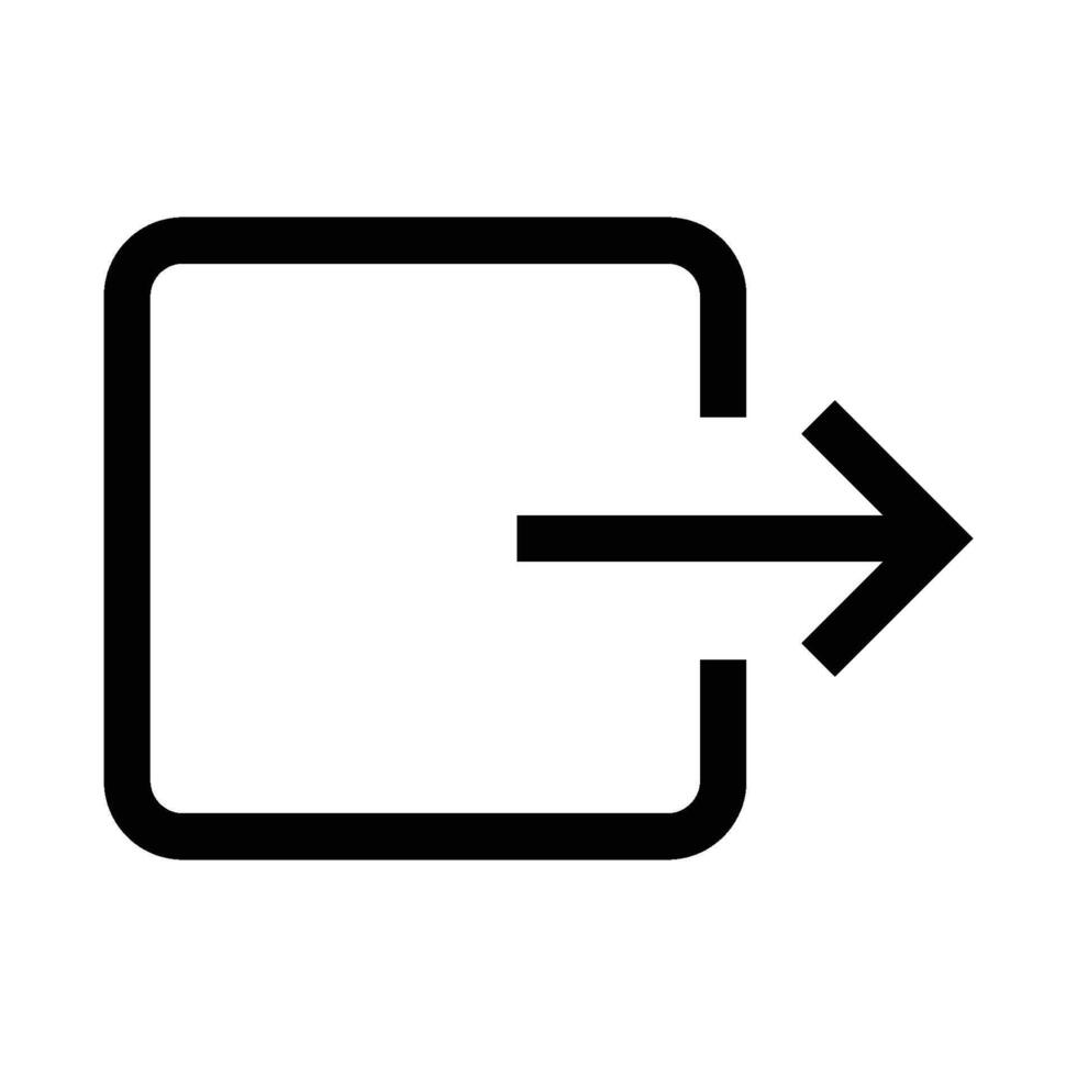 computer icon logout vector