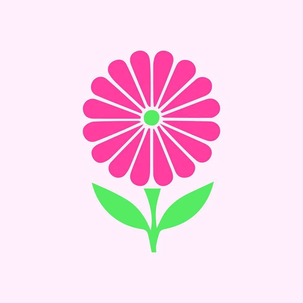 Flower and leaves, Spring art wallpaper with botanical vector