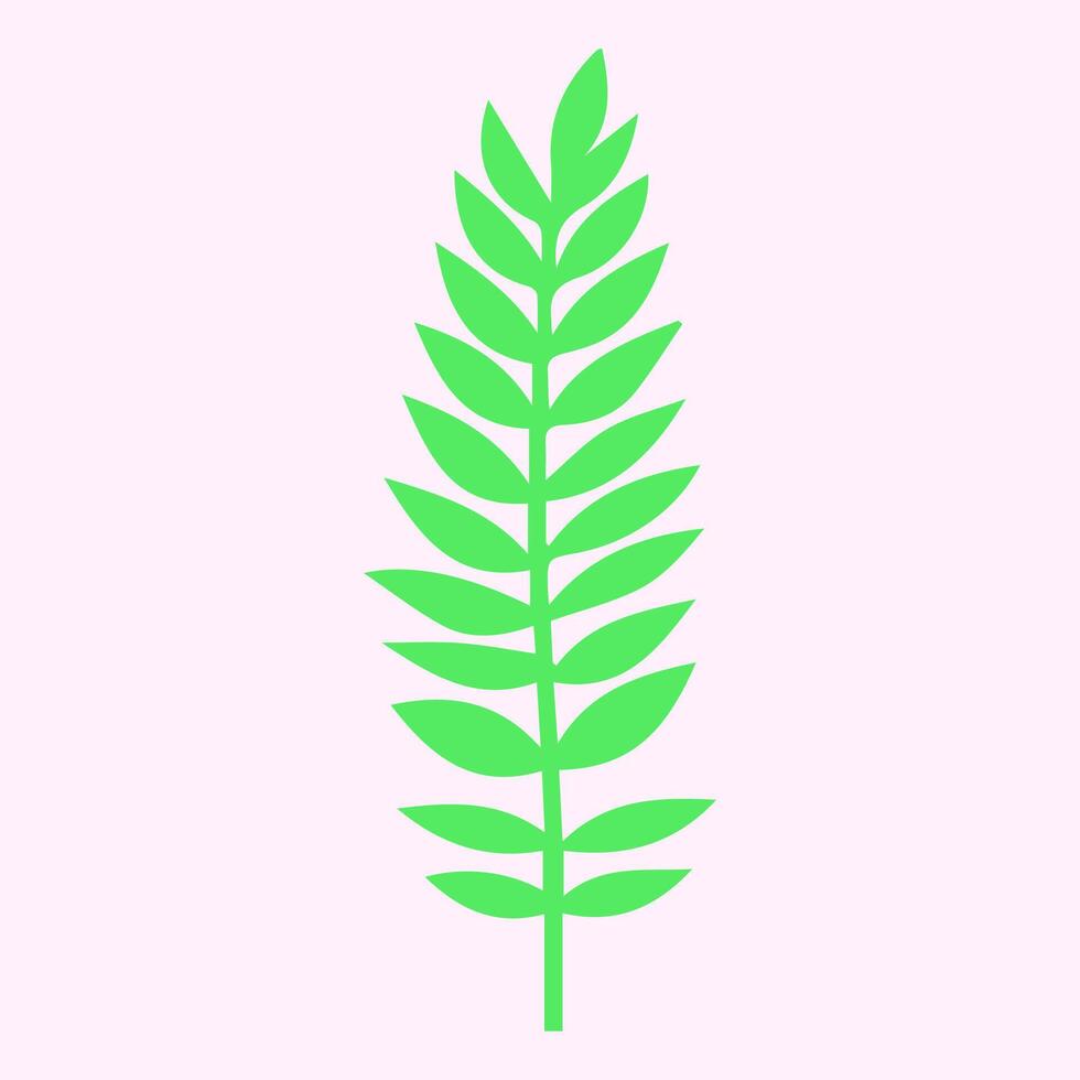 Flower and leaves, Spring art wallpaper with botanical vector