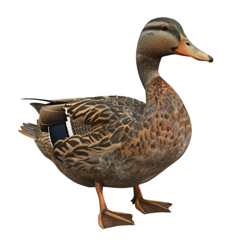 a duck is standing png