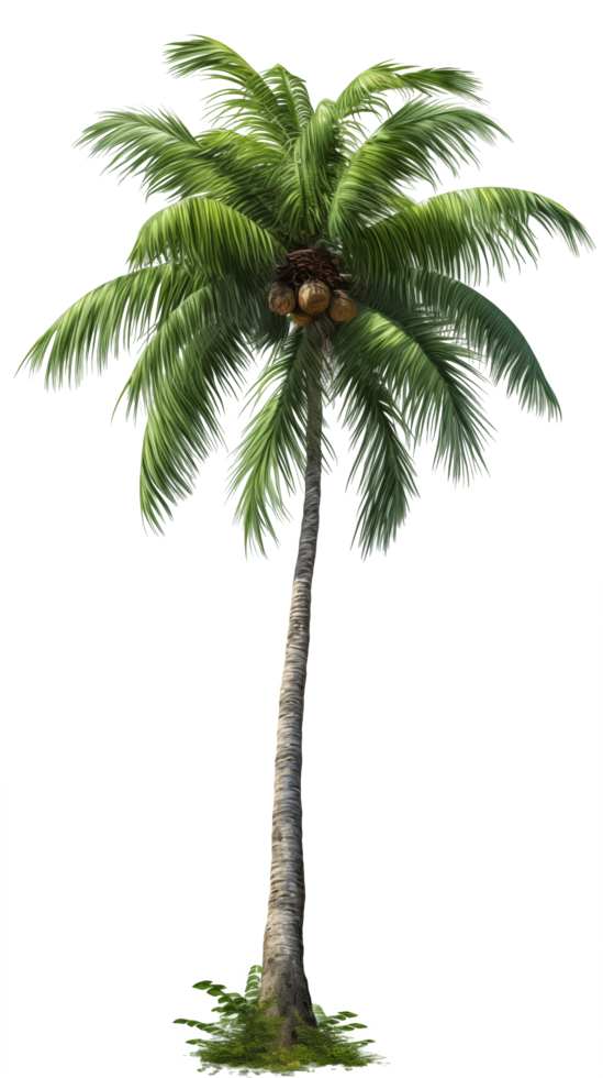 Transparent coconut tree png