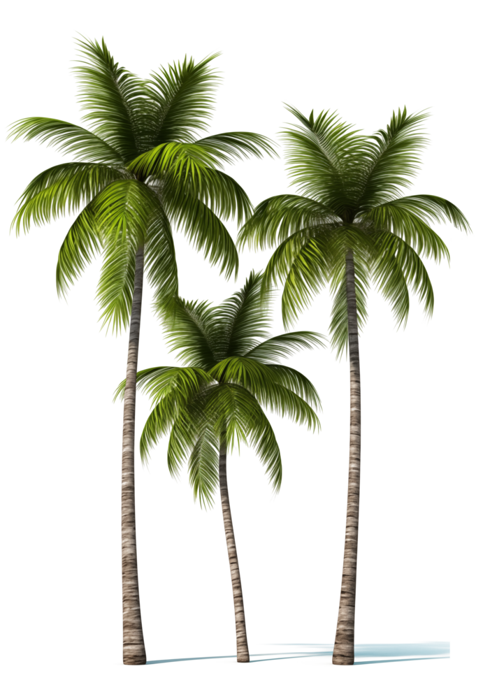 Transparent coconut tree png