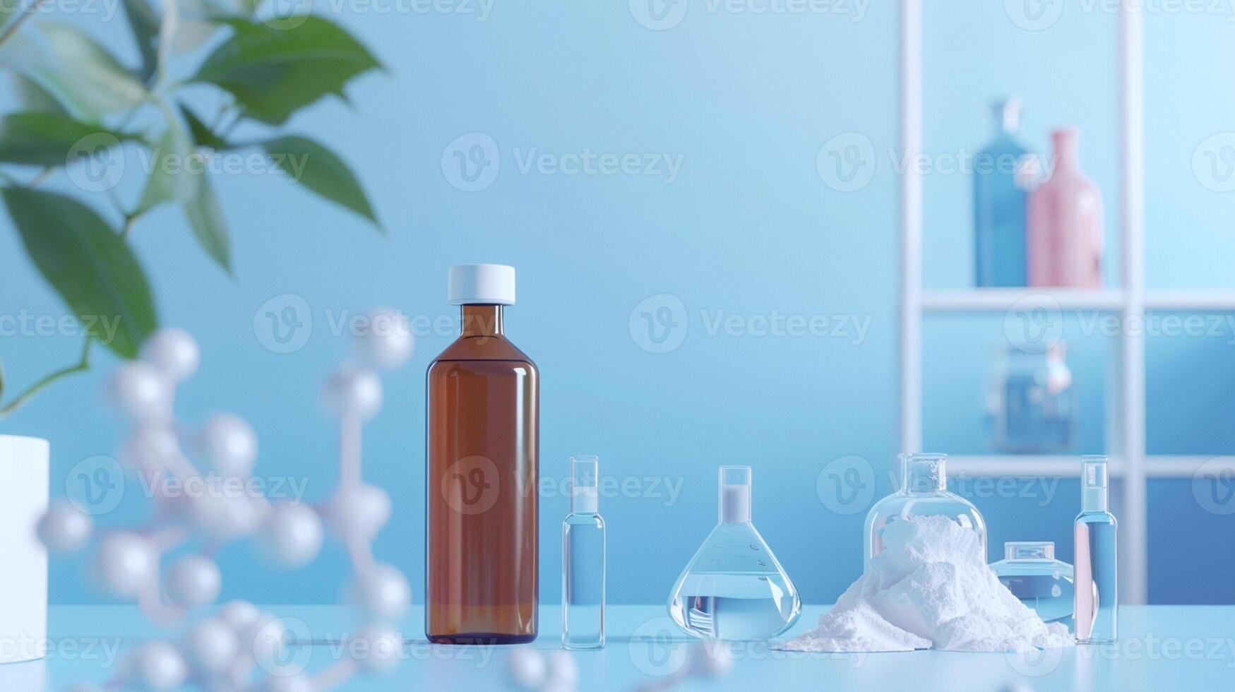 Discover the future of dermatological treatment through pioneering research in skin health drugs and molecular studies, conducted with precision, Generated AI photo