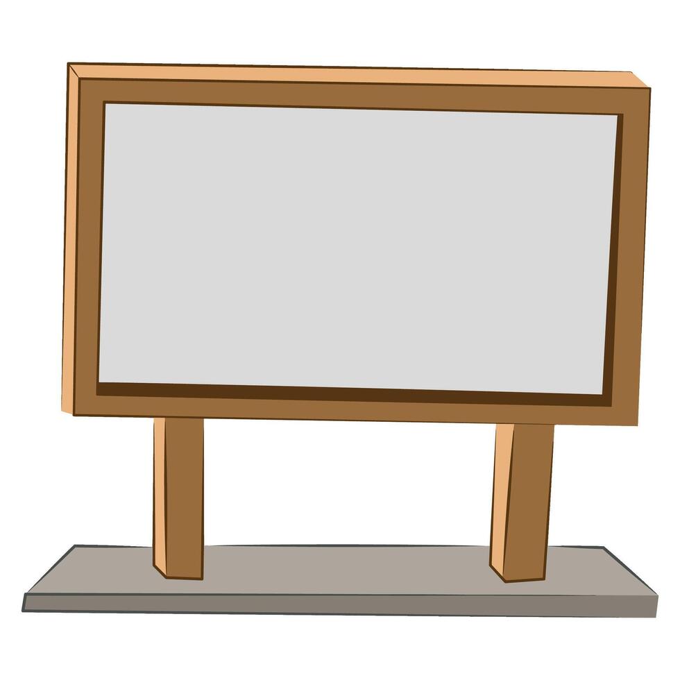 White borad for writing illustration vector