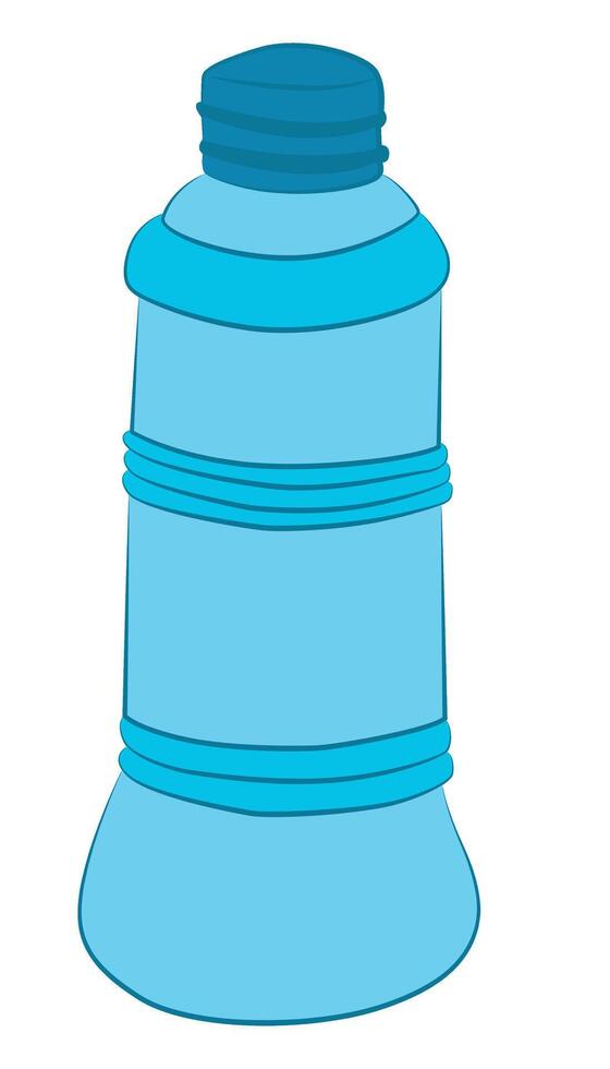 Water bottle isolated on white background vector