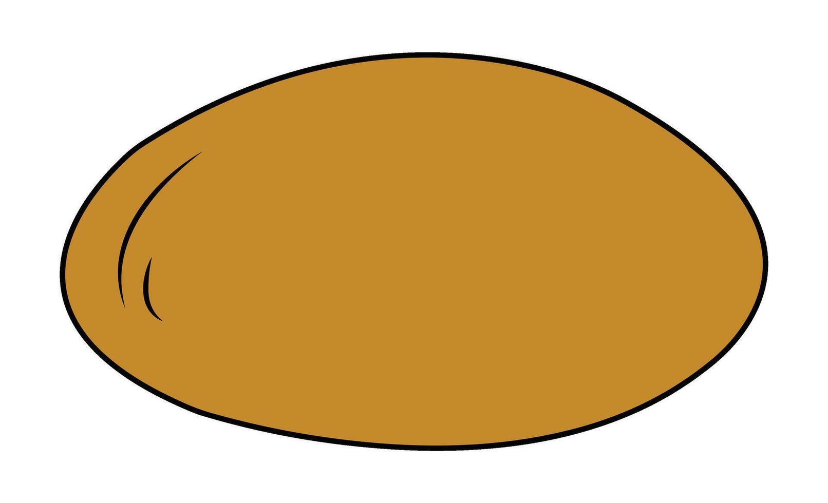 Potato isolated on white background vector