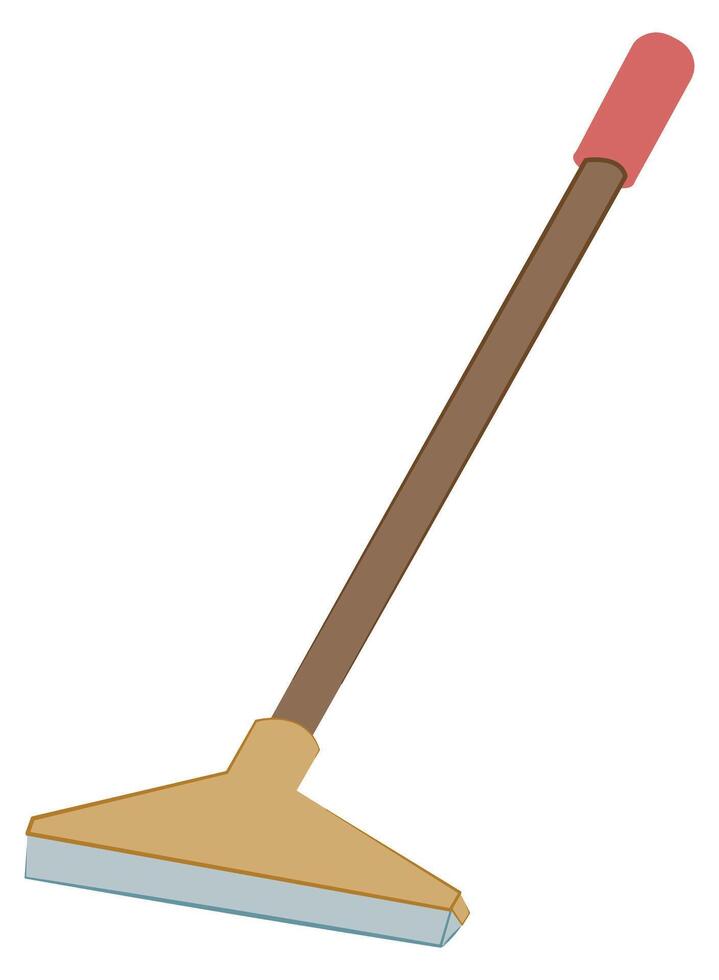 Cleaing mop isolated on white background vector