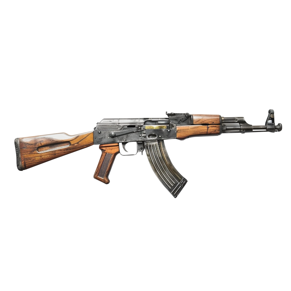 Modern Weapon gun isolated on transparent background png