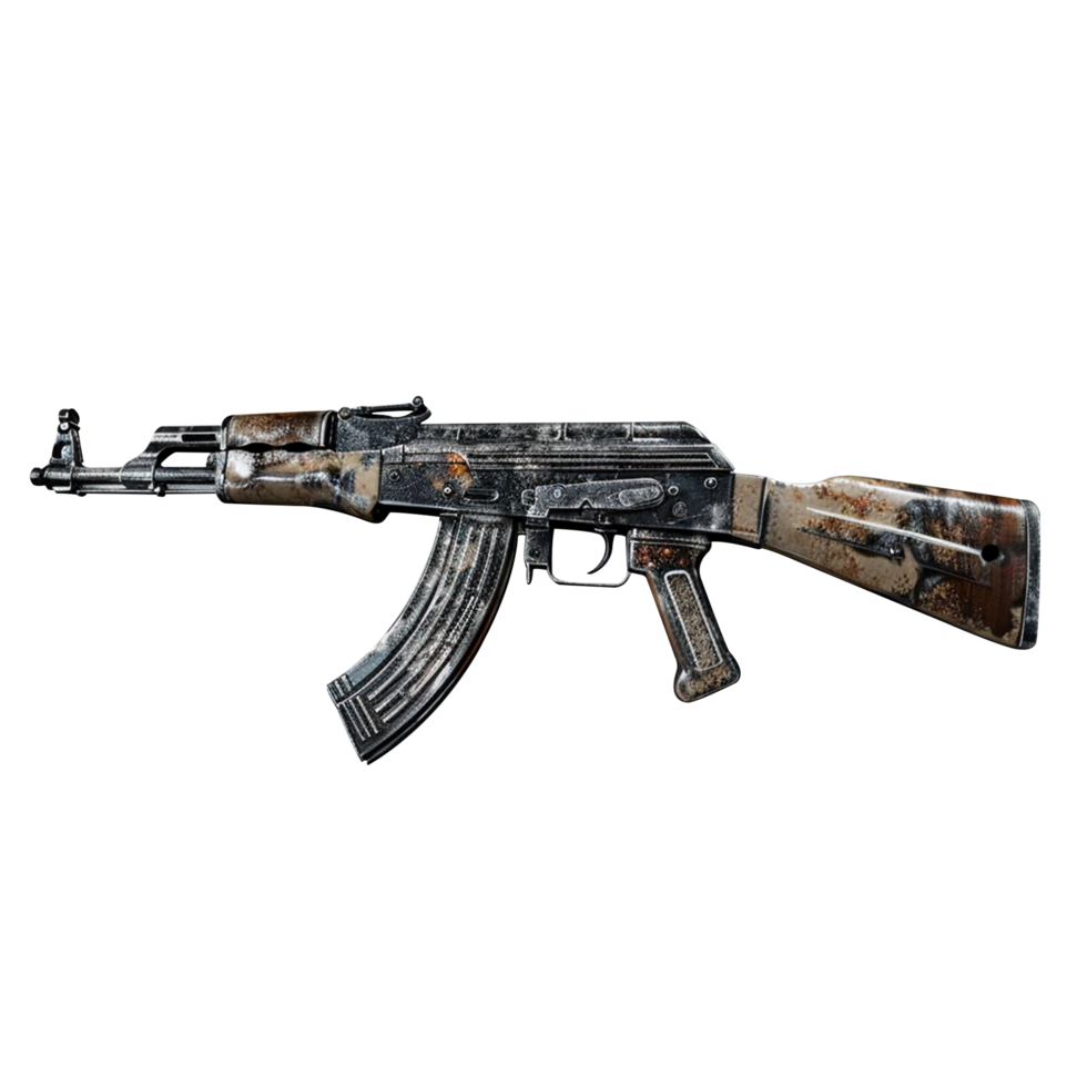 Modern Weapon gun isolated on transparent background png
