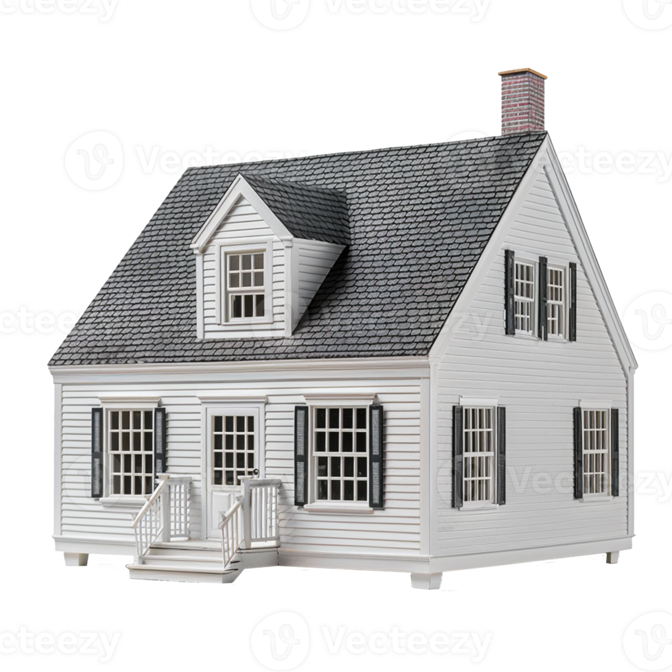 Old house on isolated background png