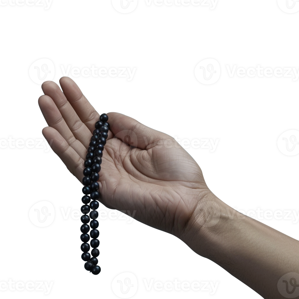 A hand holding isolated on transparent background, Ai png