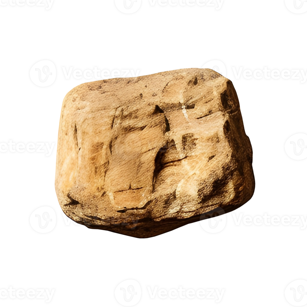 stone rock object isolated background nature texture. png