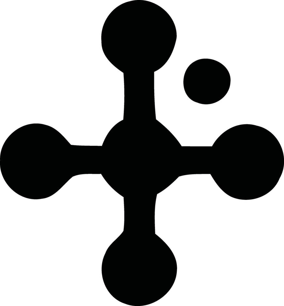 Minimalist Interconnected Circles Logo - Embracing Connectivity. vector